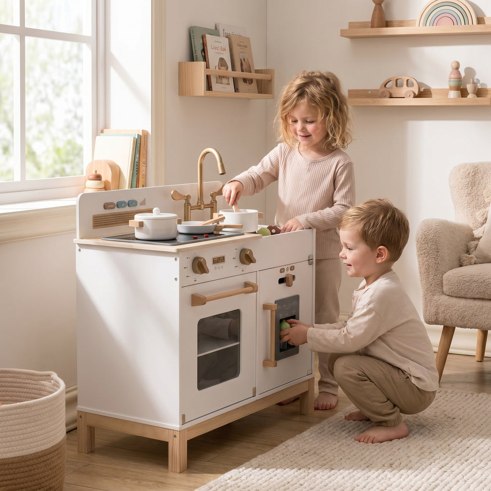 Cuisine en Bois Montessori Enfant