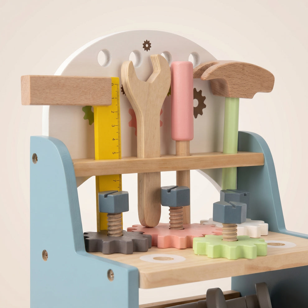 Établi de Bricolage en Bois Montessori