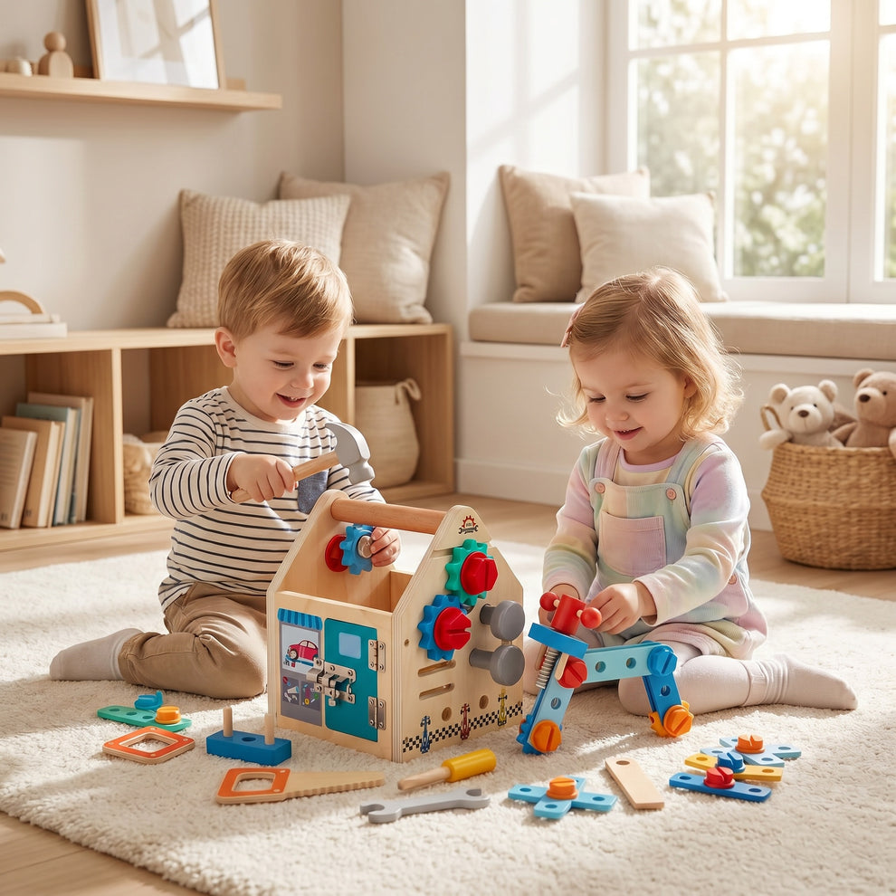 Maison d'Outils en Bois Montessori