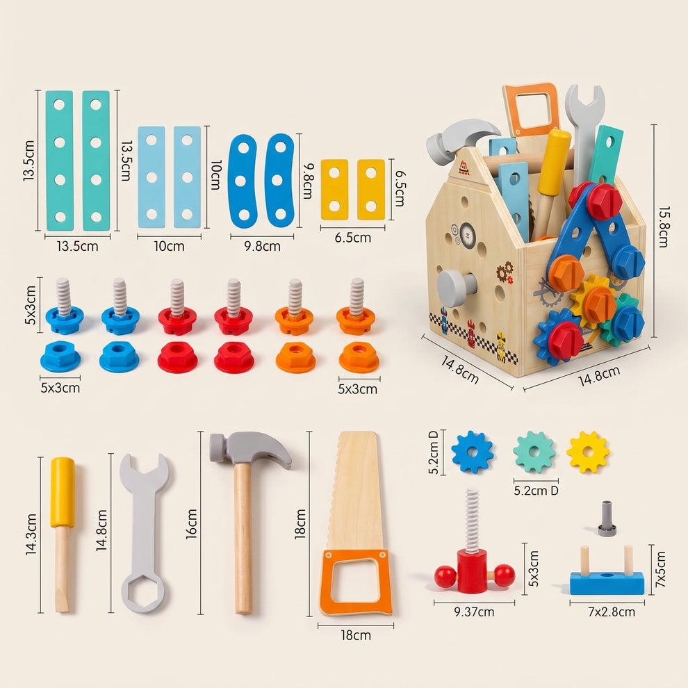 Maison d'Outils en Bois Montessori