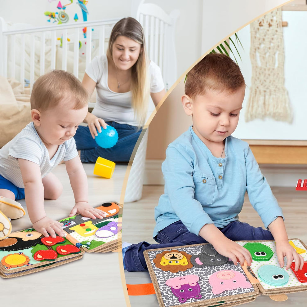 Livre d'Activités en Feutrine Girafe Montessori