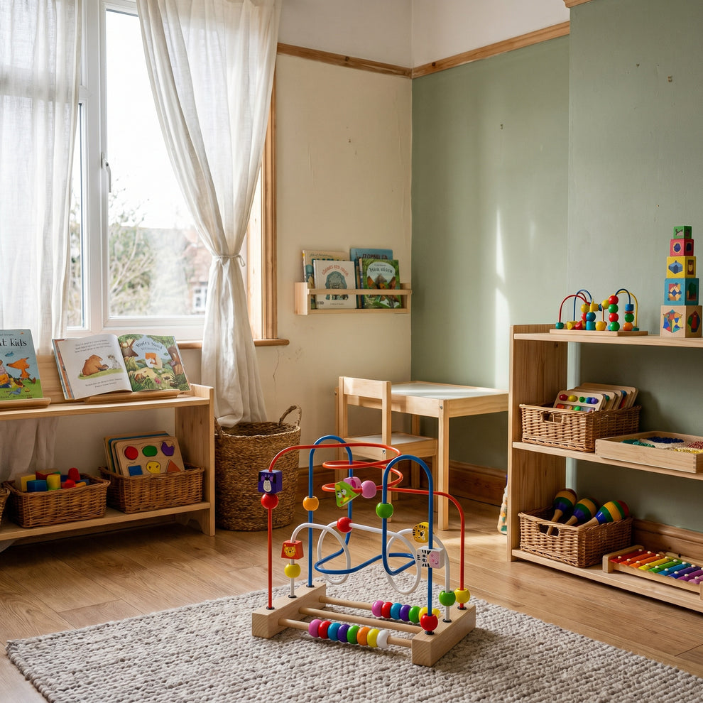 Boulier Labyrinthe à Perles en Bois Montessori