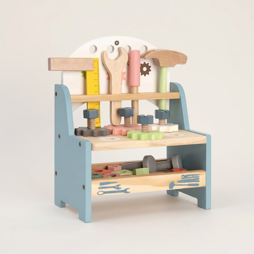 Établi de Bricolage en Bois Montessori