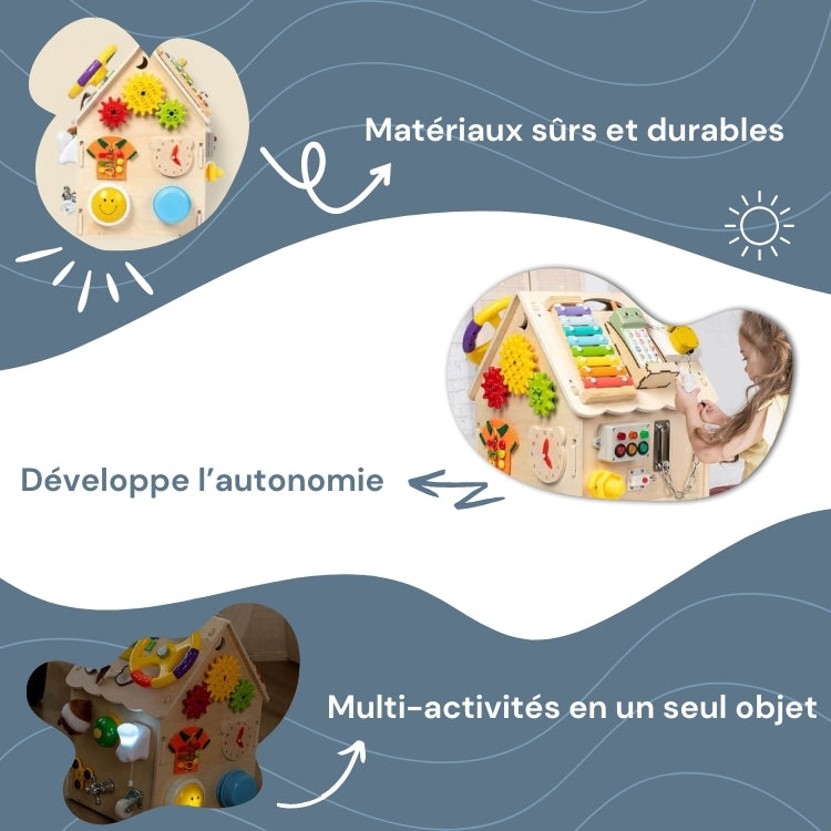 Maison d'Activités en Bois Montessori