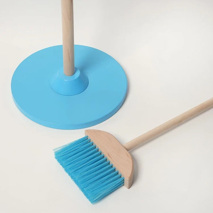 Kit de Nettoyage en Bois Montessori avec Support