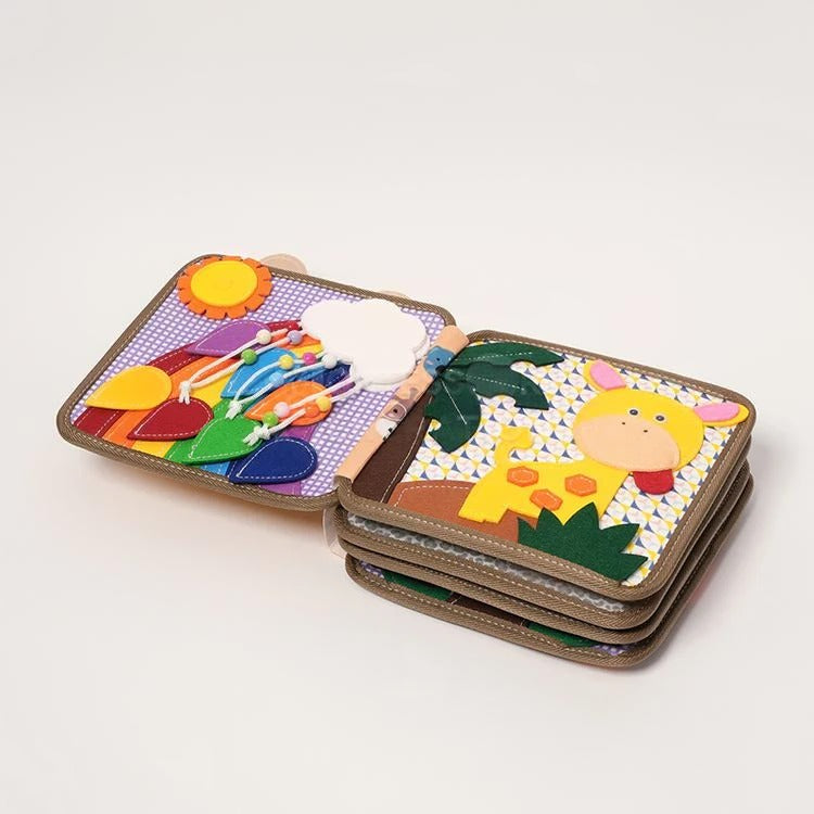 Livre d'Activités en Feutrine Girafe Montessori