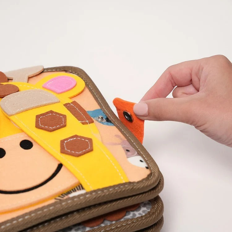 Livre d'Activités en Feutrine Girafe Montessori
