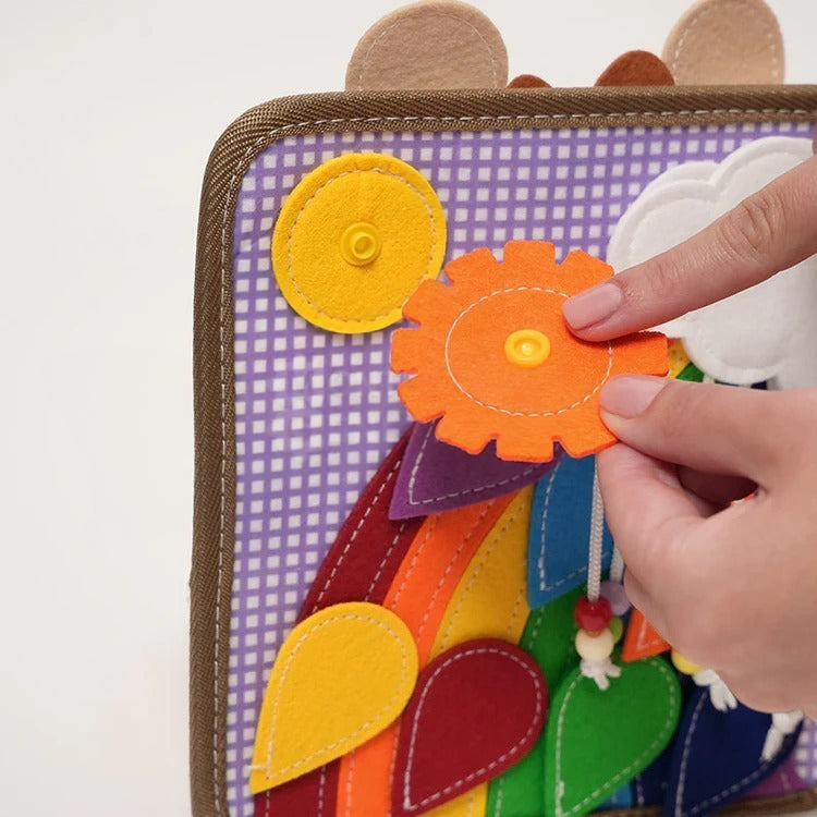 Livre d'Activités en Feutrine Girafe Montessori