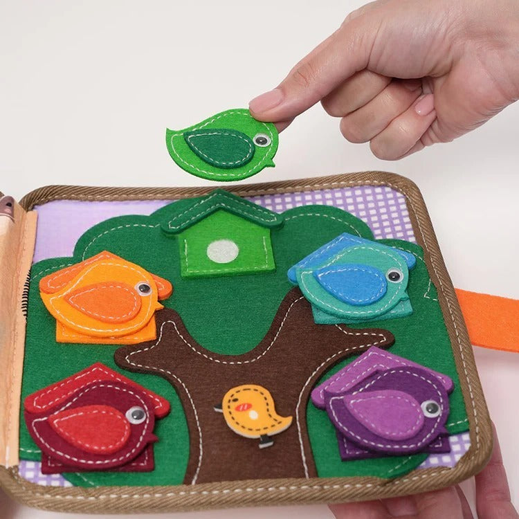 Livre d'Activités en Feutrine Girafe Montessori