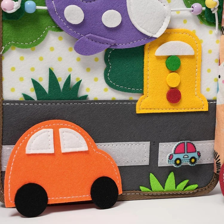 Livre d'Activités en Feutrine Girafe Montessori