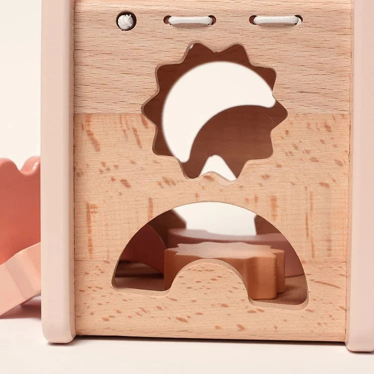 Cube d'Activités en Bois Montessori 6 en 1