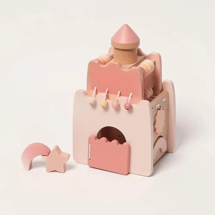Cube d'Activités en Bois Montessori 6 en 1