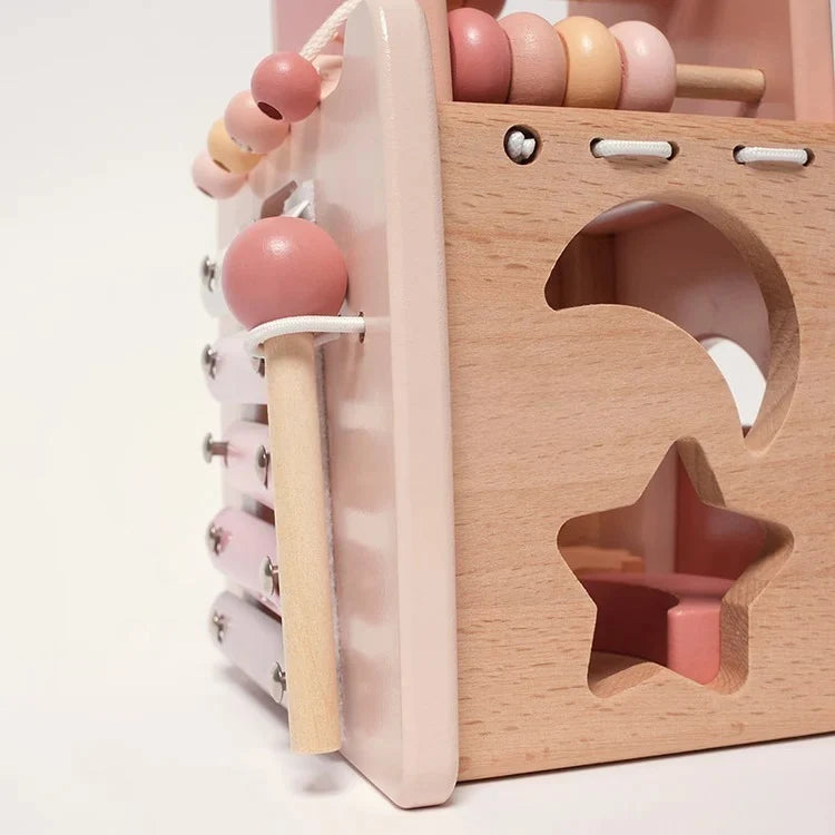 Cube d'Activités en Bois Montessori 6 en 1