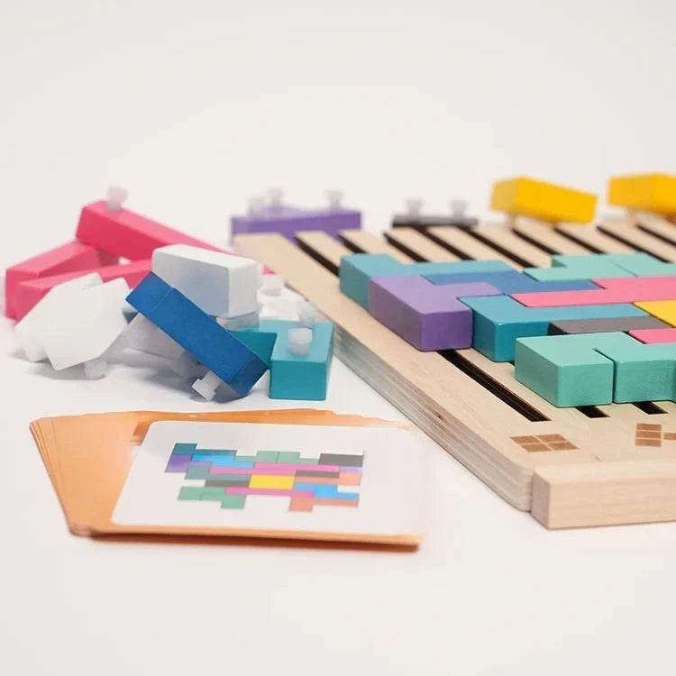 Puzzle Tetris en Bois Montessori