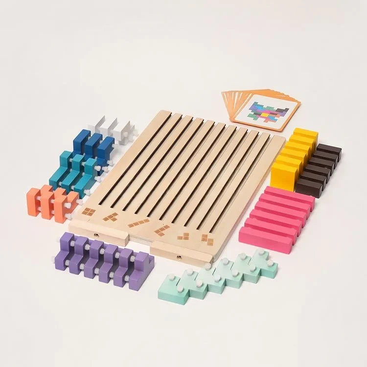 Puzzle Tetris en Bois Montessori