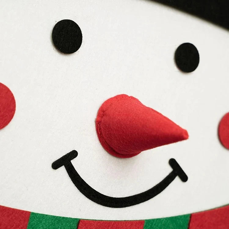Bonhomme de Neige en Feutrine Mural Montessori
