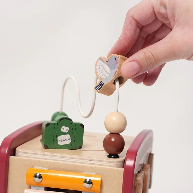 Bus Safari en Bois Montessori