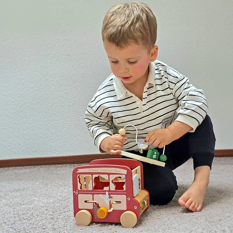 Bus Safari en Bois Montessori