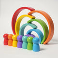 Arc-en-Ciel Montessori en Bois avec Figurines