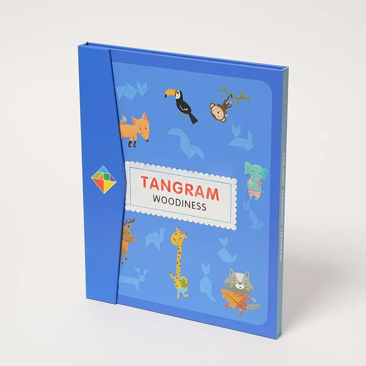 Livre Magnétique Tangram en Bois Montessori