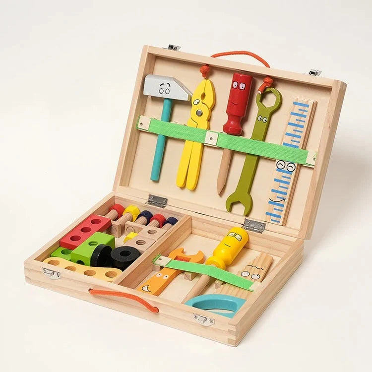 Mallette d'Outils en Bois Montessori