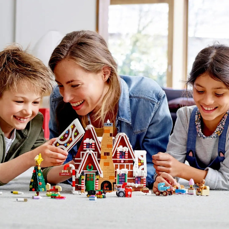 Jeu de Construction Maison Pain d'Épices Montessori