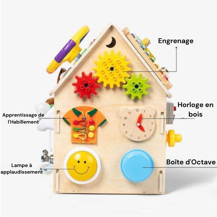 Maison d'Activités en Bois Montessori