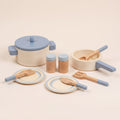 Set de Cuisine Miniature en Bois Montessori