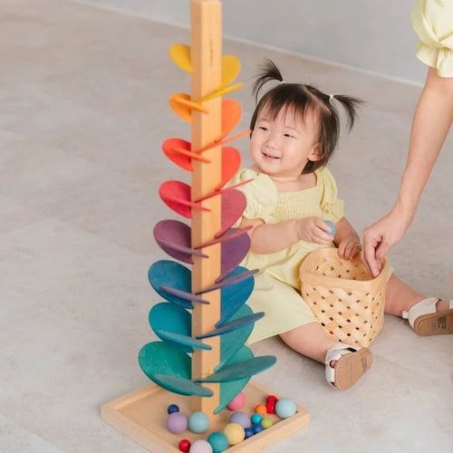 Arbre Musical à Billes en Bois Montessori