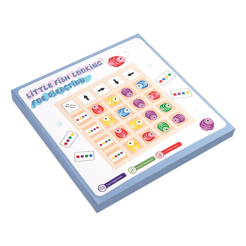 Jeu de Logique & Tri de Couleurs en Bois Montessori