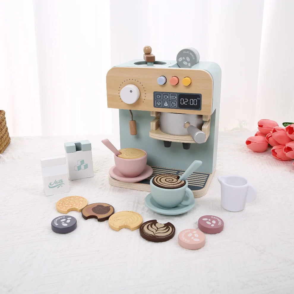 Machine à Café en Bois Montessori