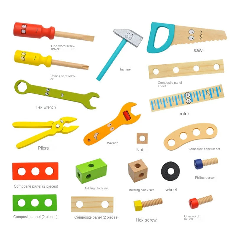 Mallette à Outils en Bois Montessori