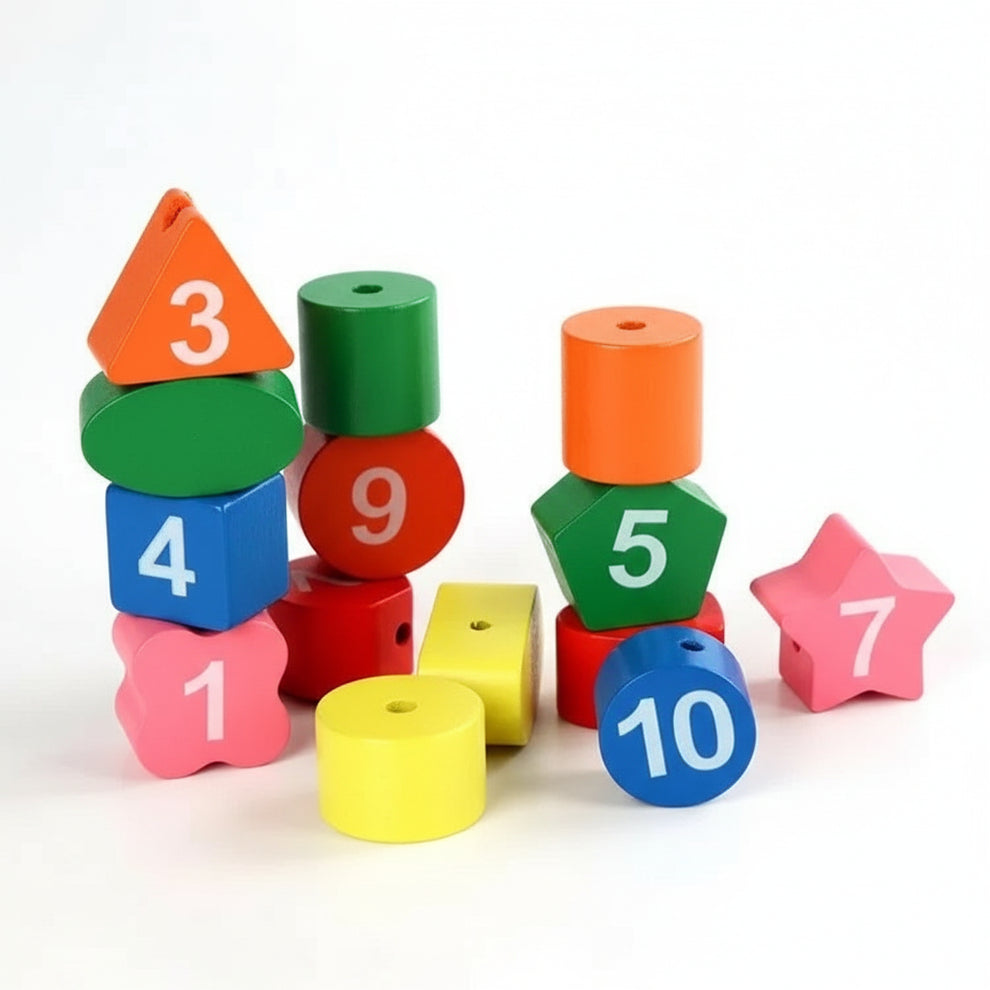 Horloge Apprentissage de l'Heure en Bois Montessori