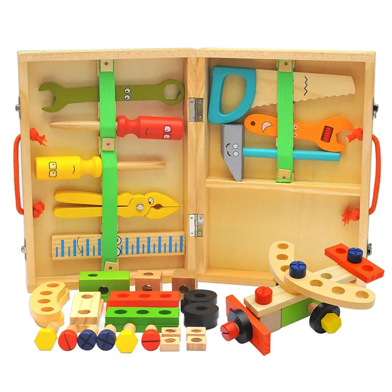 Mallette à Outils en Bois Montessori