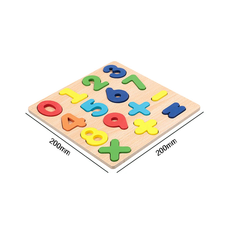Puzzle d'Encastrement en Bois Montessori