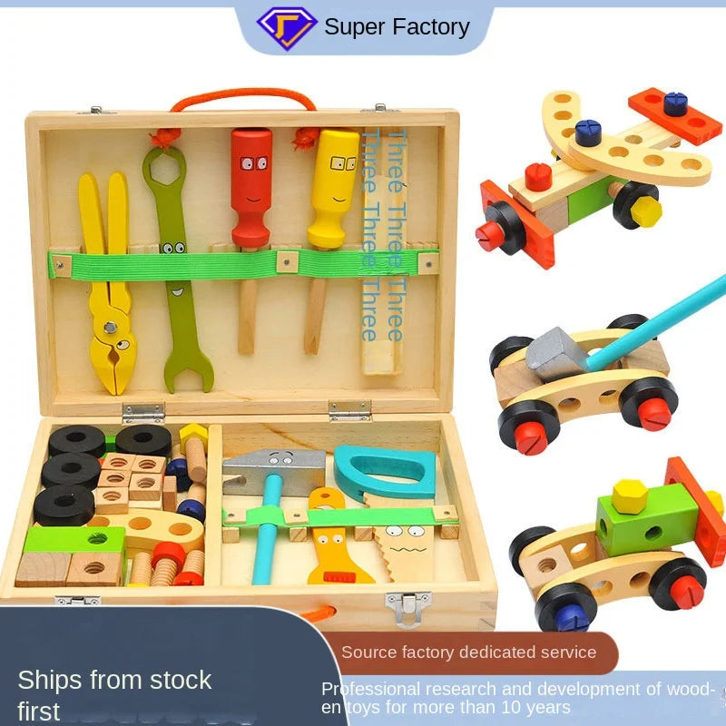 Mallette à Outils en Bois Montessori