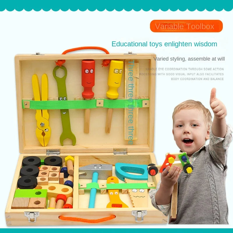 Mallette à Outils en Bois Montessori