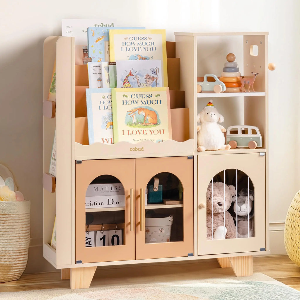 Bibliothèque Montessori en Bois