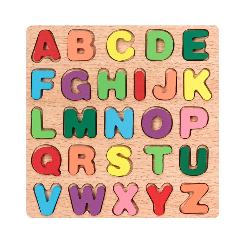Puzzle d'Encastrement en Bois Montessori