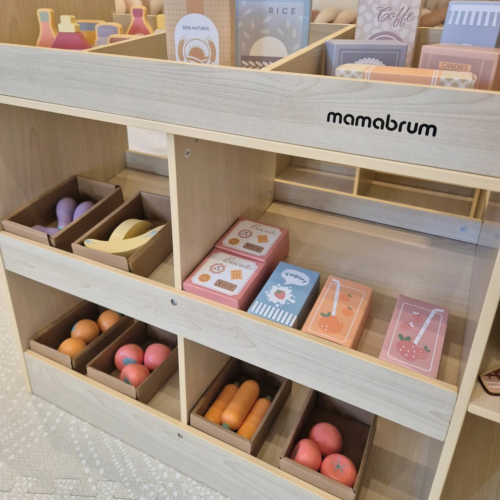 Grande Épicerie Marchande en Bois Montessori