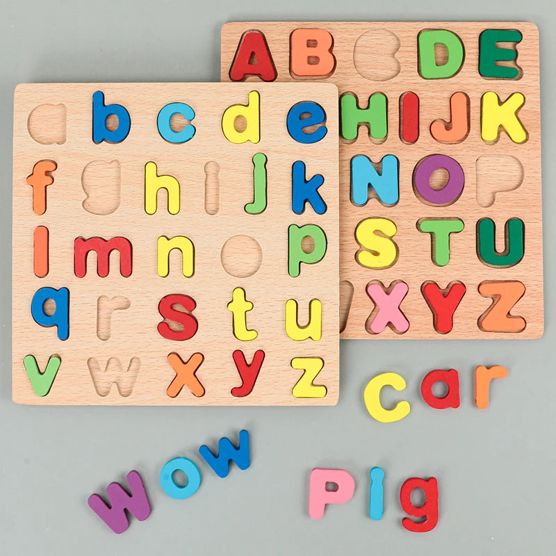 Puzzle d'Encastrement en Bois Montessori