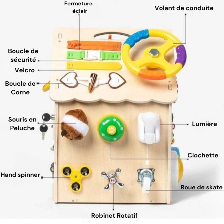 Maison d'Activités en Bois Montessori