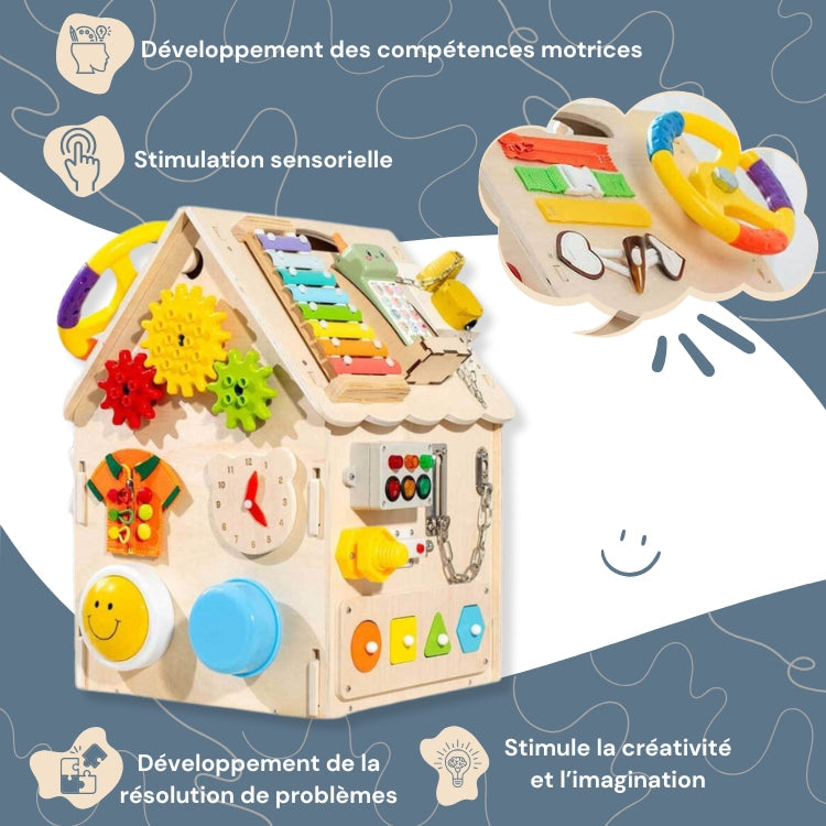 Maison d'Activités en Bois Montessori