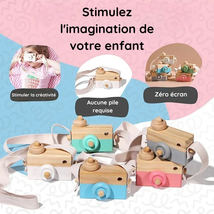 Appareil Photo en Bois Montessori