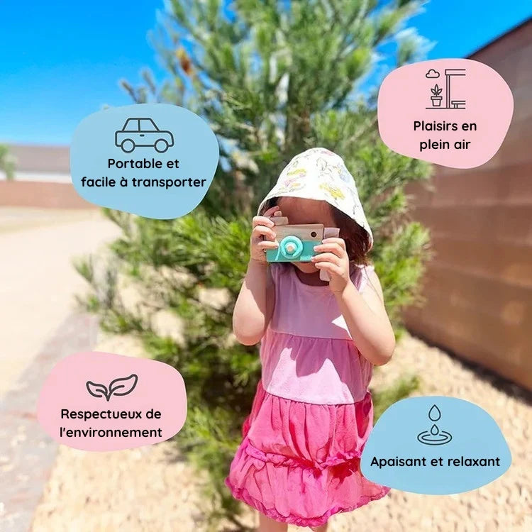 Appareil Photo en Bois Montessori