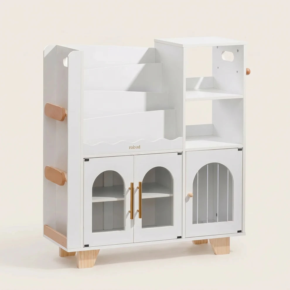 Bibliothèque Montessori en Bois
