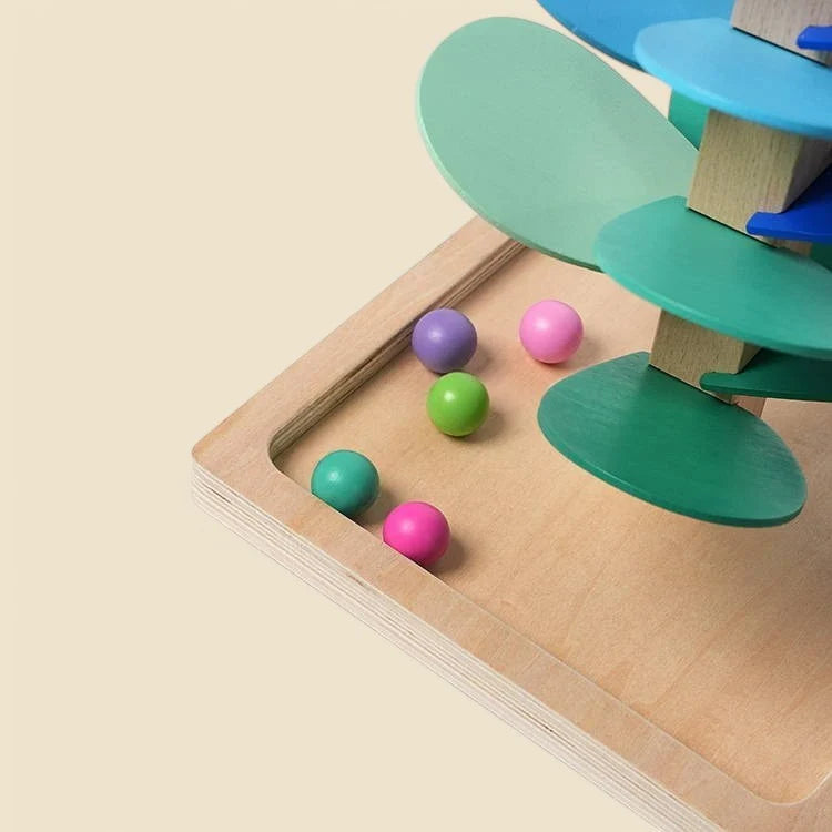 Arbre Musical à Billes en Bois Montessori