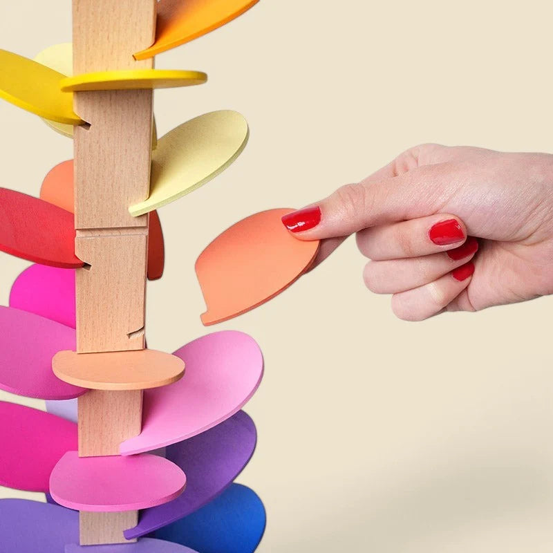 Arbre Musical à Billes en Bois Montessori