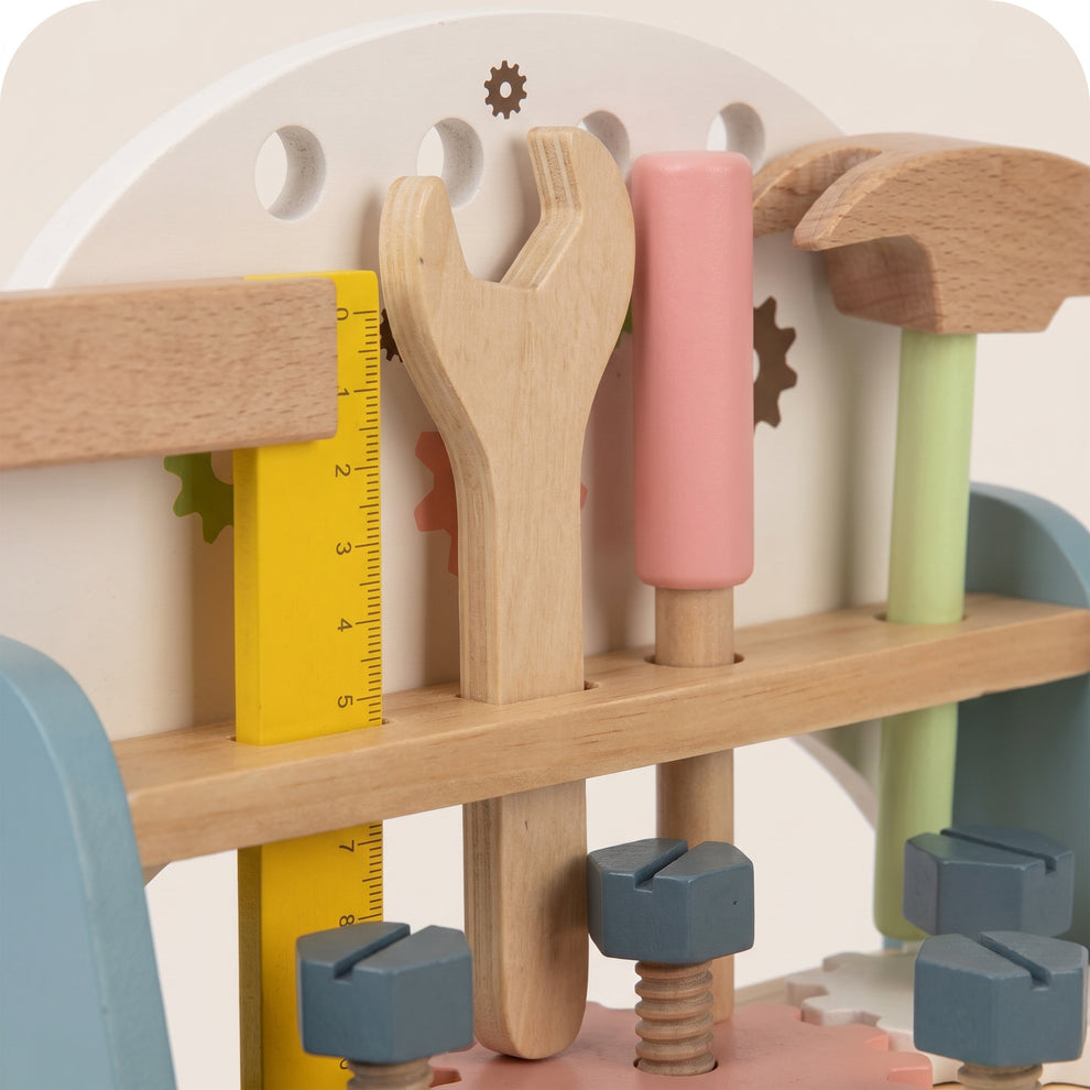 Établi de Bricolage en Bois Montessori