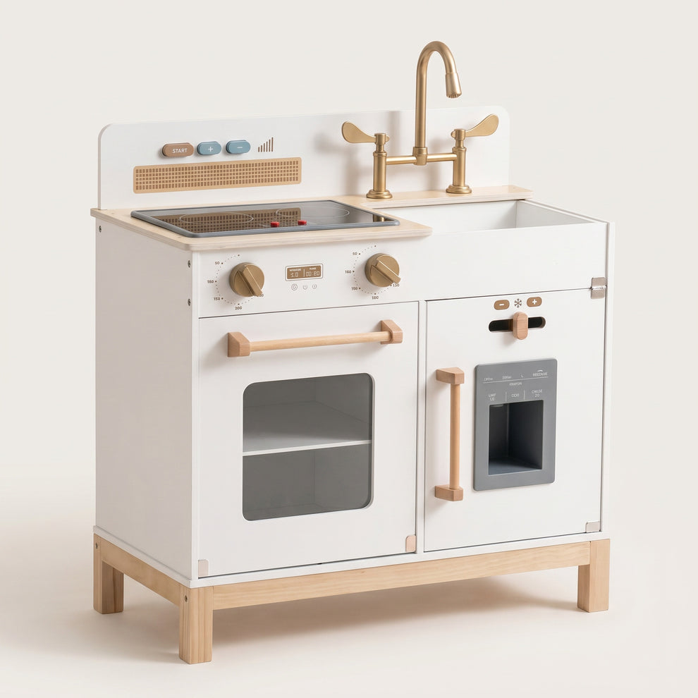 Cuisine en Bois Montessori Enfant